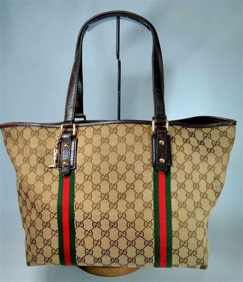 gucci tote bag ribbon|Gucci unisex tote.